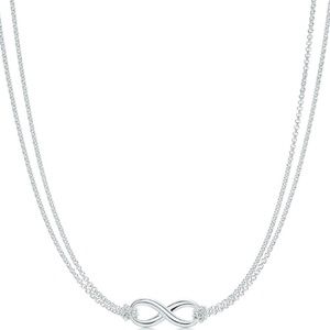 Tiffany & Co. Double Chain Infinity Pendant